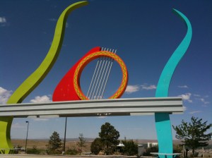 11 Standing O sculpture at The Pavilion