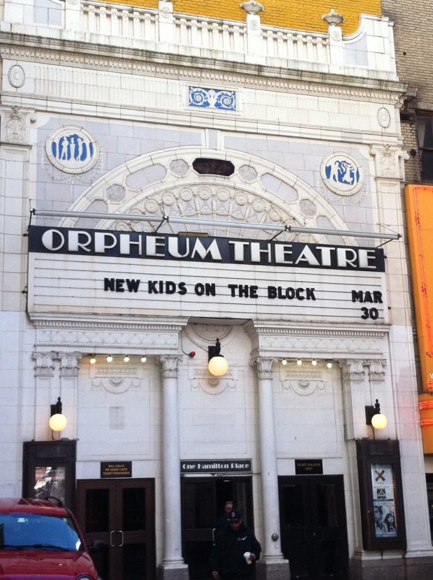 NKOTB record release Orpheum Boston 3.30.13