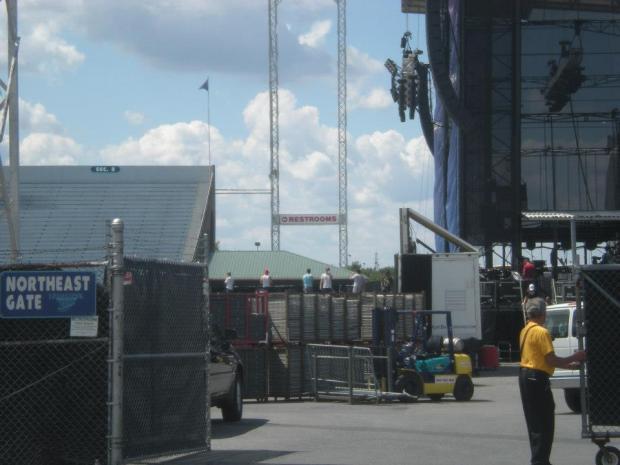 NKOTBSB rehearsals MixTape Festival 8.18.12